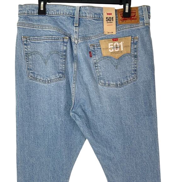 New Levi's Women's High Rise Stretch Medium Wash Skinny Jeans - Picture 6 of 13